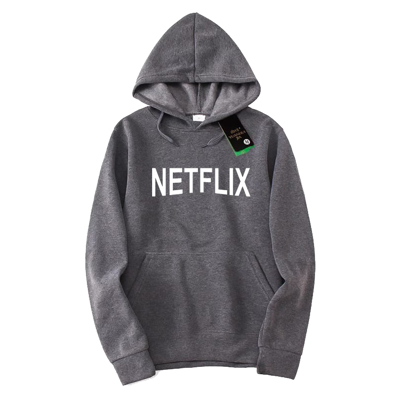 NETFLIX PRINTED PULLOVER HOODIE