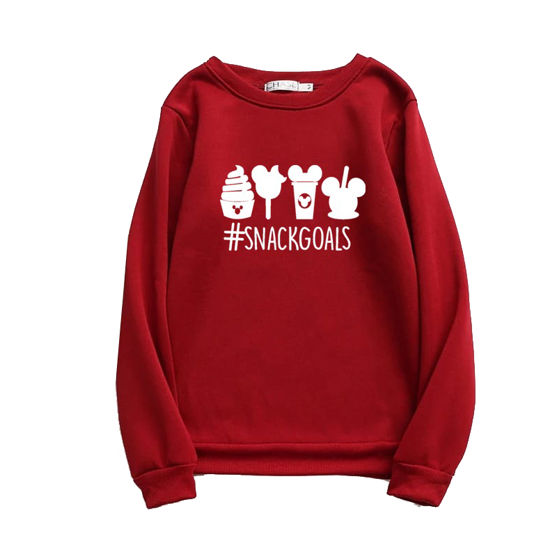 SNACK GOALS PRINTED SWEATSHIRT