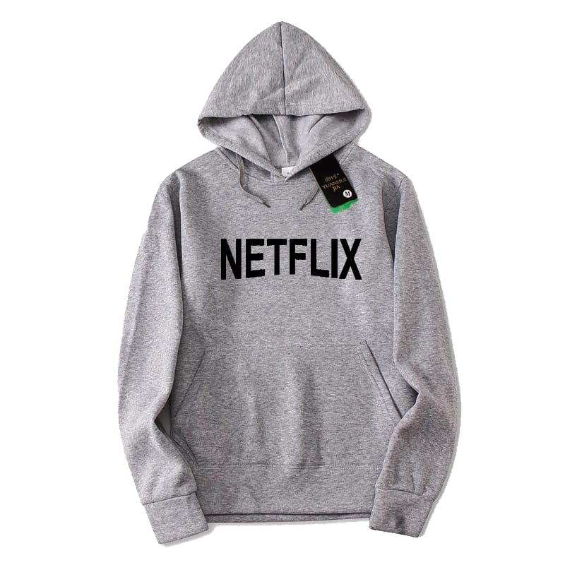 NETFLIX PRINTED PULLOVER HOODIE