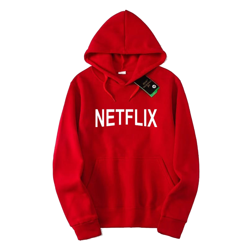 NETFLIX PRINTED PULLOVER HOODIE
