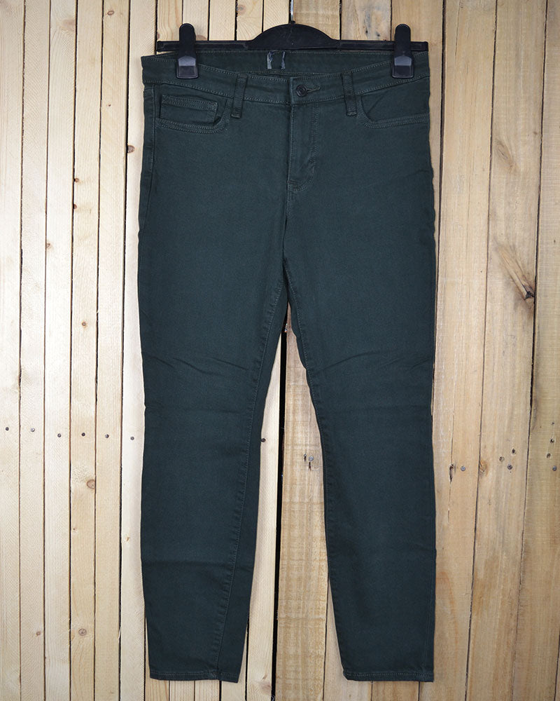 Export Left-over Dark Green Slim Fit Jeans