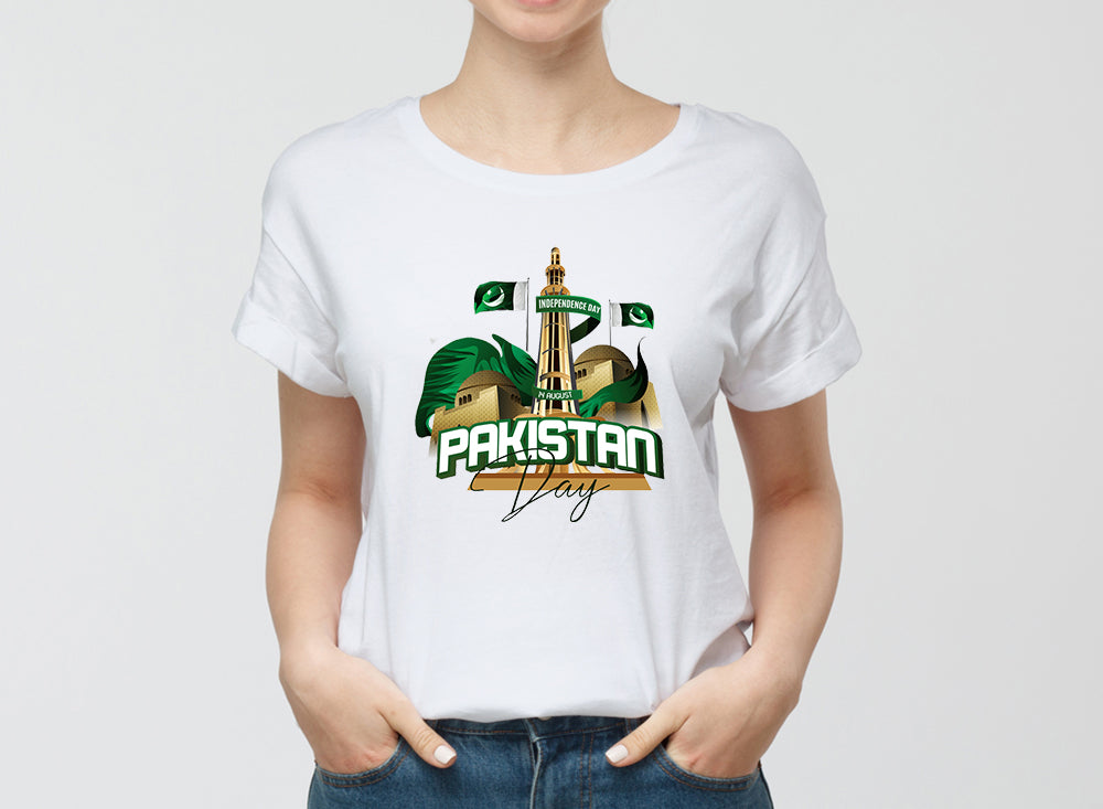 Graphic Design T Shirt Independence Of Pakistan