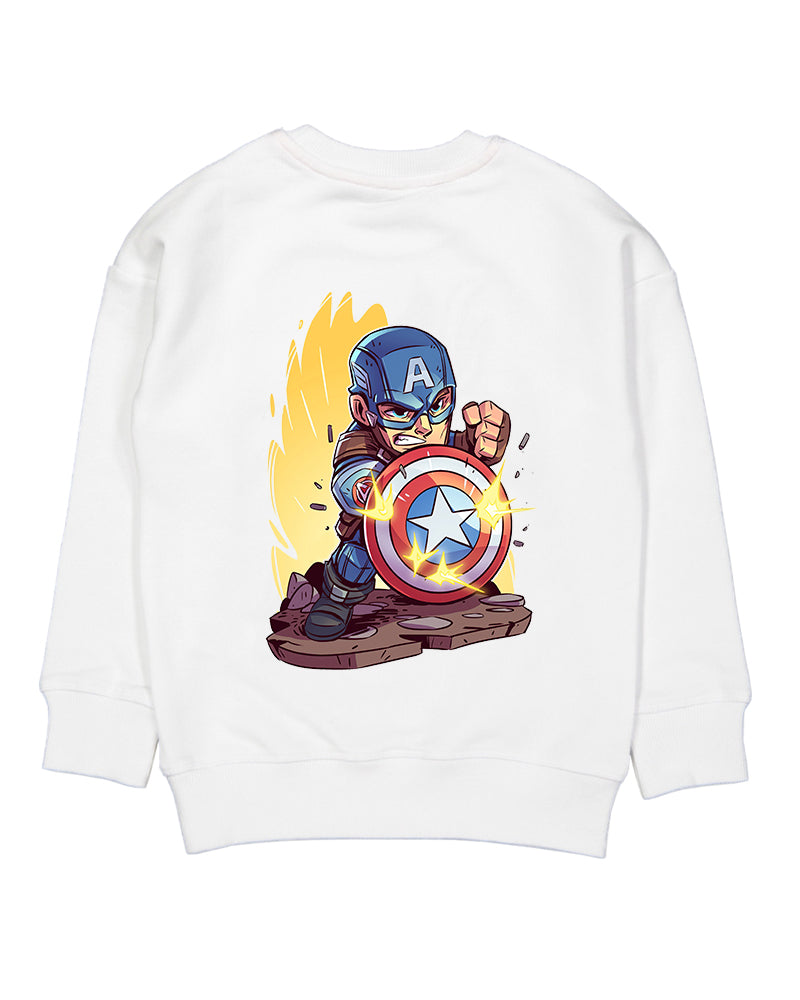 Printed Sweat-Shirts For KIDS (CAPTAIN AMERICA)