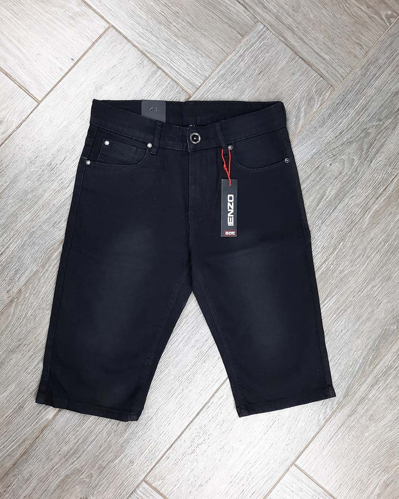 Export Leftover Black Denim Short