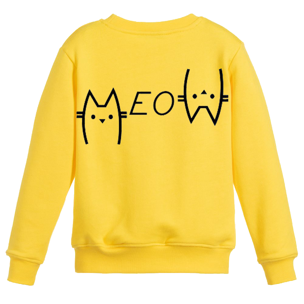 MEOW Printed Sweatshirt For Women