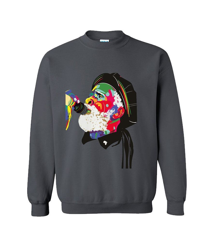 Face Art Printed Sweatshirt FOR MEN