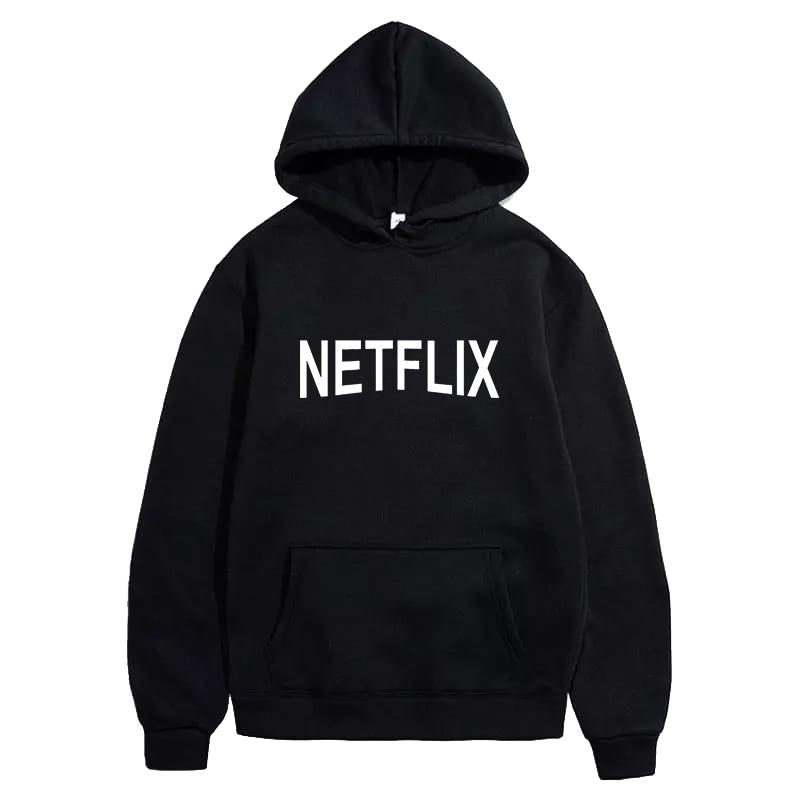 NETFLIX PRINTED PULLOVER HOODIE