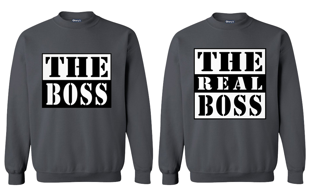 Couple Sweat-Shirt (The Boss)