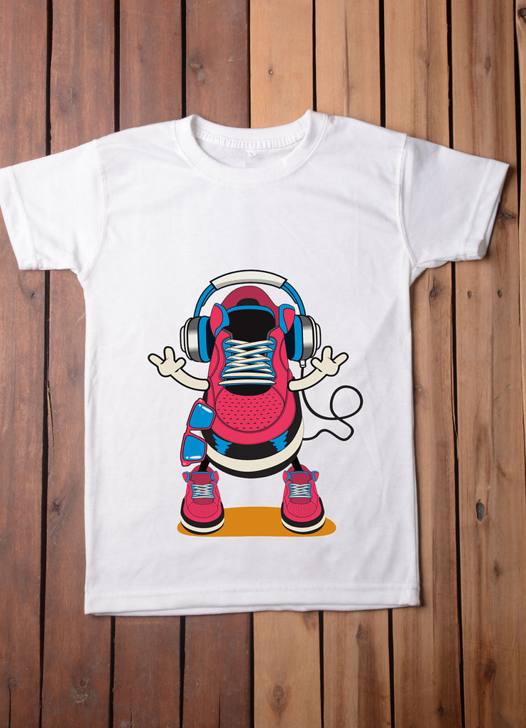 Sneakers Headphone T Shirt