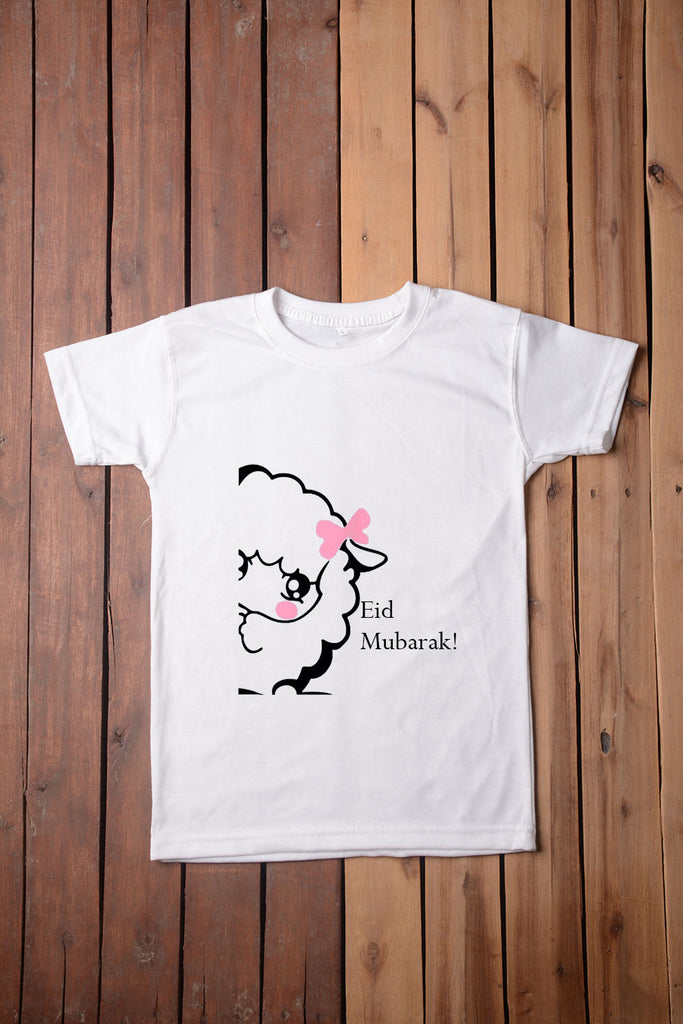 Eid Mubarak T Shirt For Girls