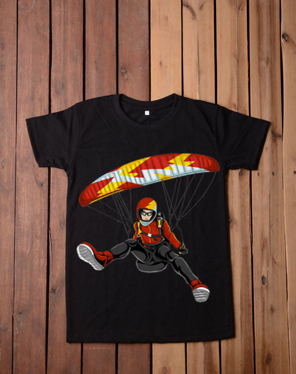 Paragliding cartoon T Shirt