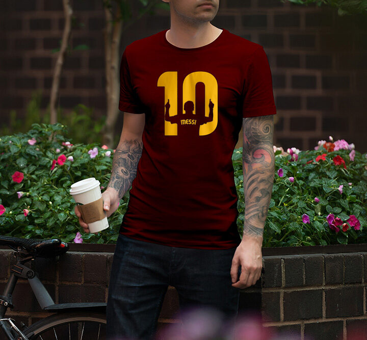 Messi 10 Shadow T Shirt