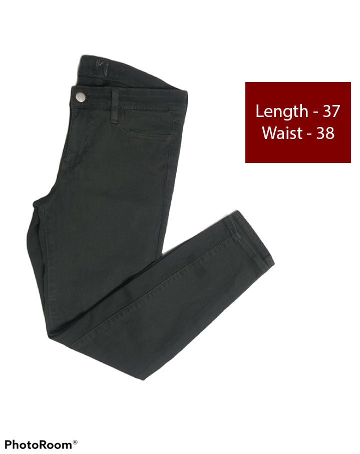 Branded Skinny Color Pant (Deep Green) 5