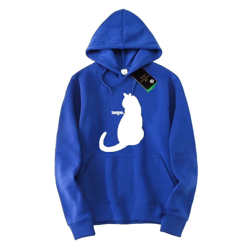 CAT PRINTED HOODIE