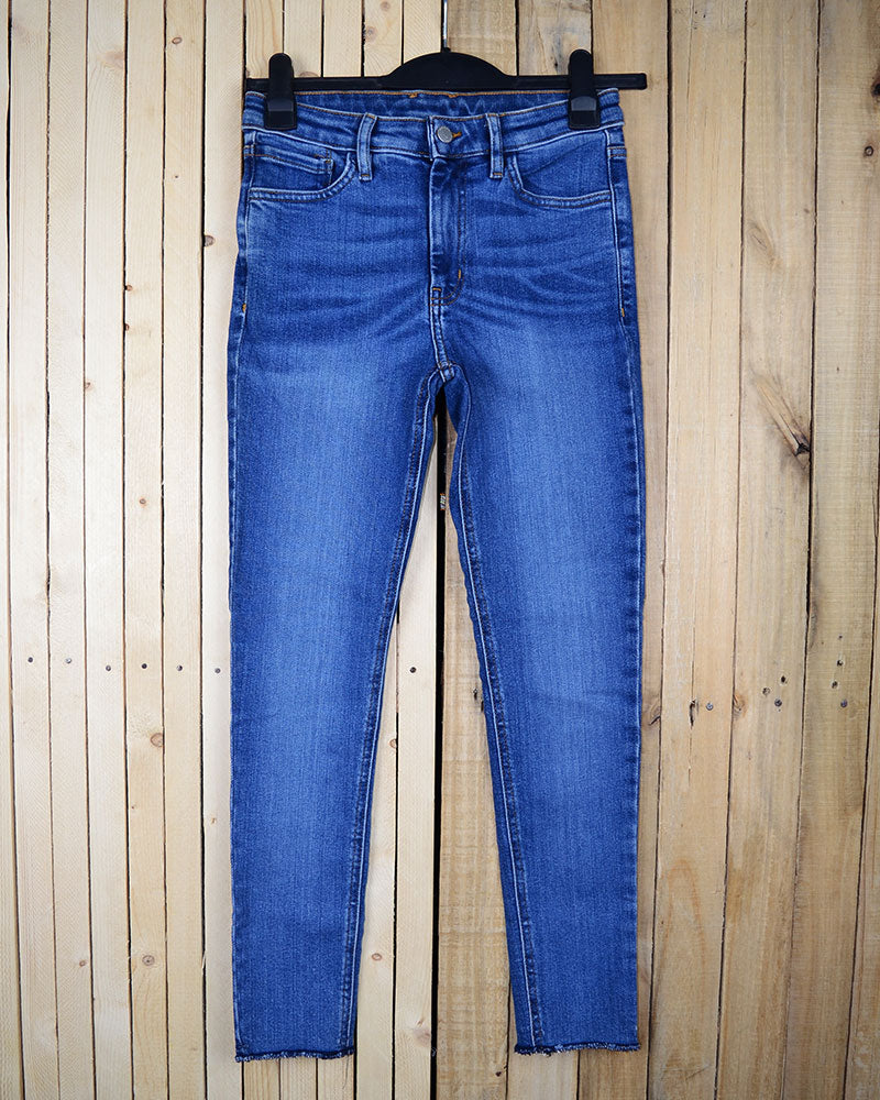 Export Leftover Mid Blue Slim Fit Jeans