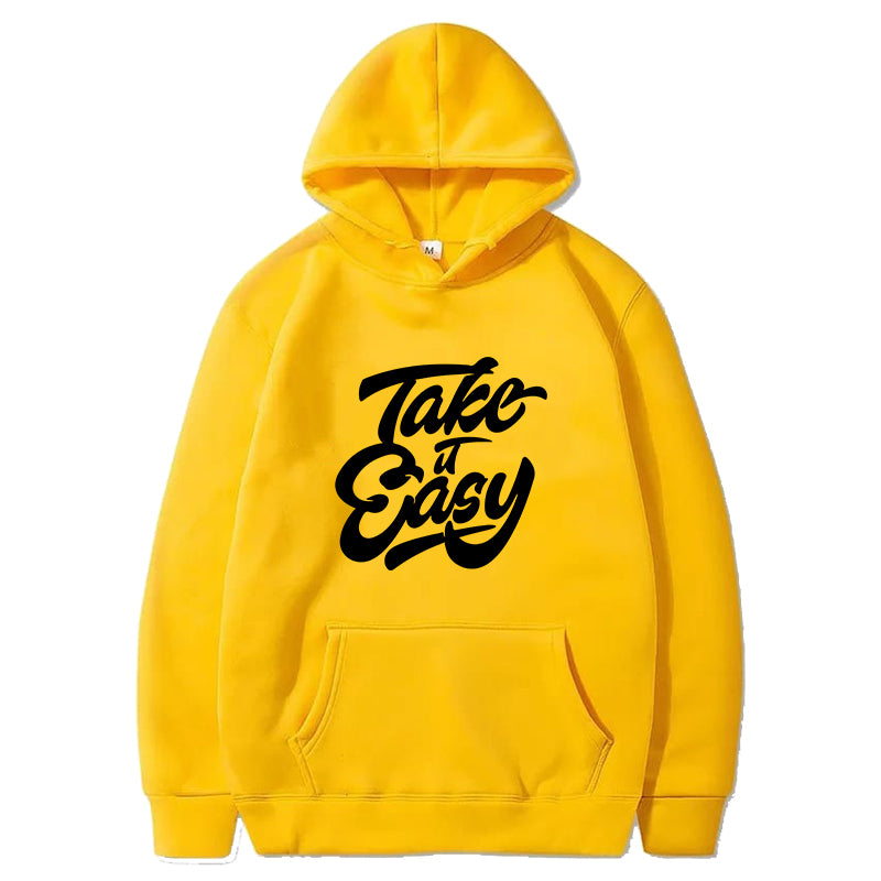 Printed Hoodie For Women (TAKE IT EASY)