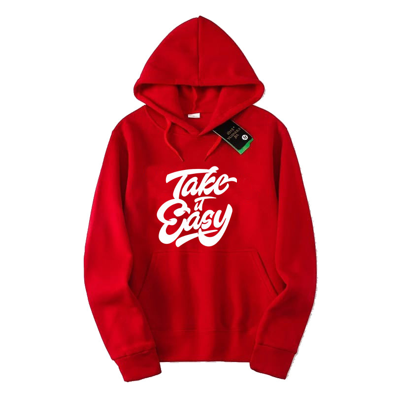 Printed HOODIE For Men (TAKE IT EASY)