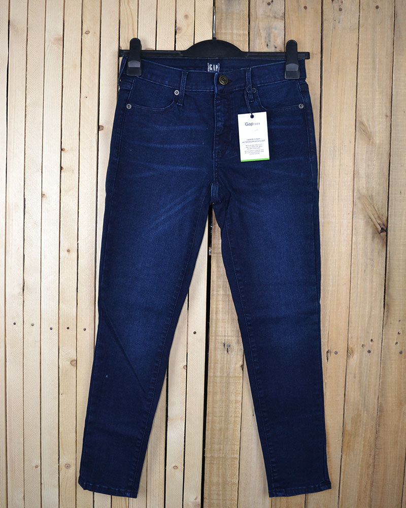 Export Leftover Dark Blue Slim Fit Jeans