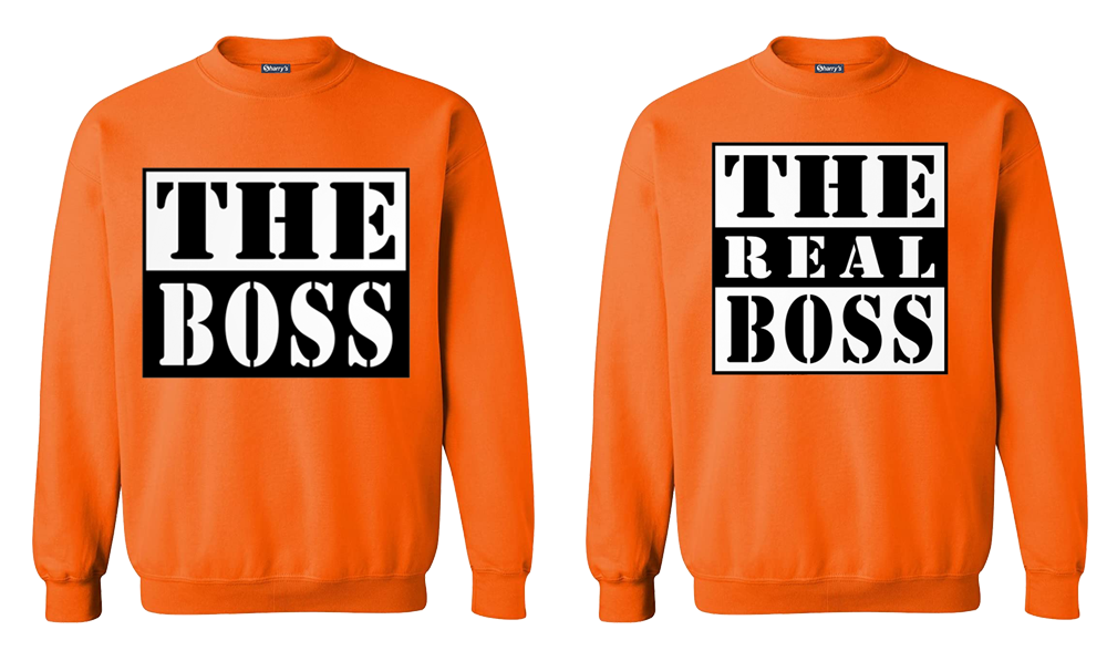 Couple Sweat-Shirt (The Boss)