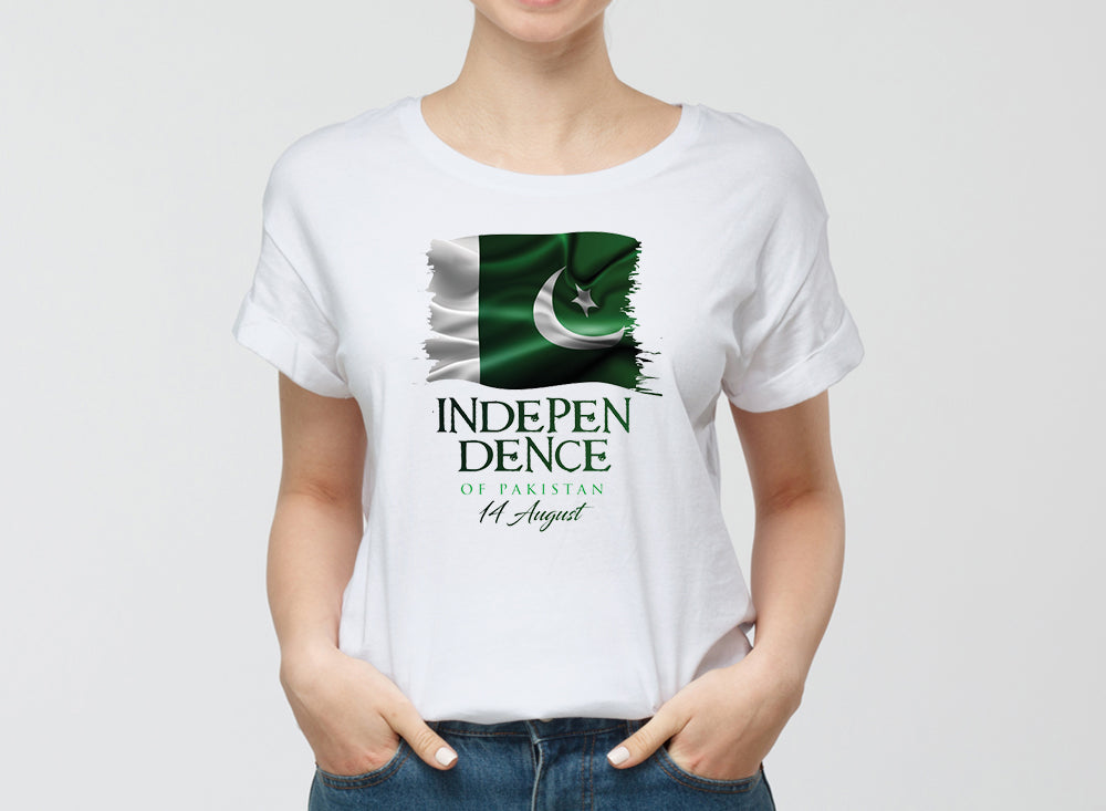 Graphic Design T Shirt Independence Of Pakistan – Sharrys Online