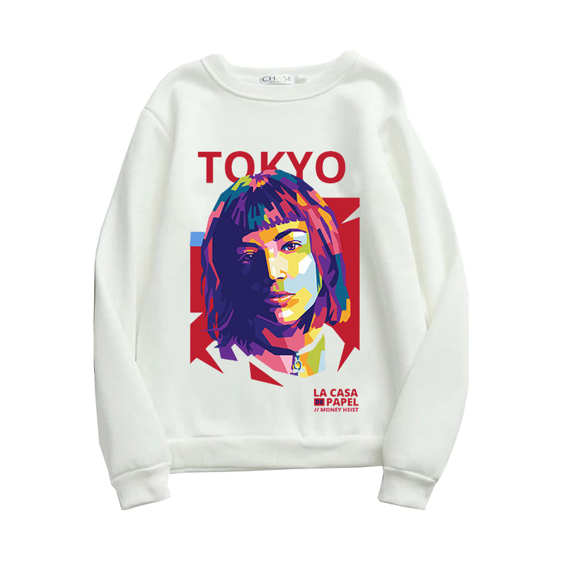Printed Sweatshirt For Women (TOKYO)