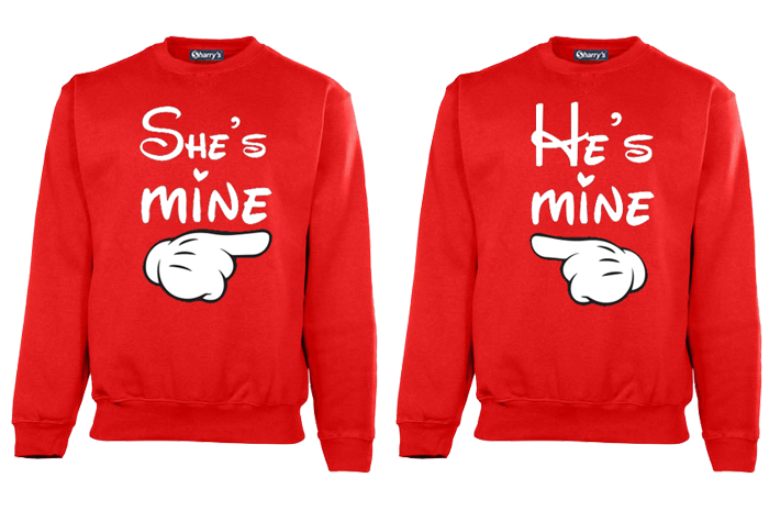 COUPLE SWEAT-SHIRT (She Is Mine)