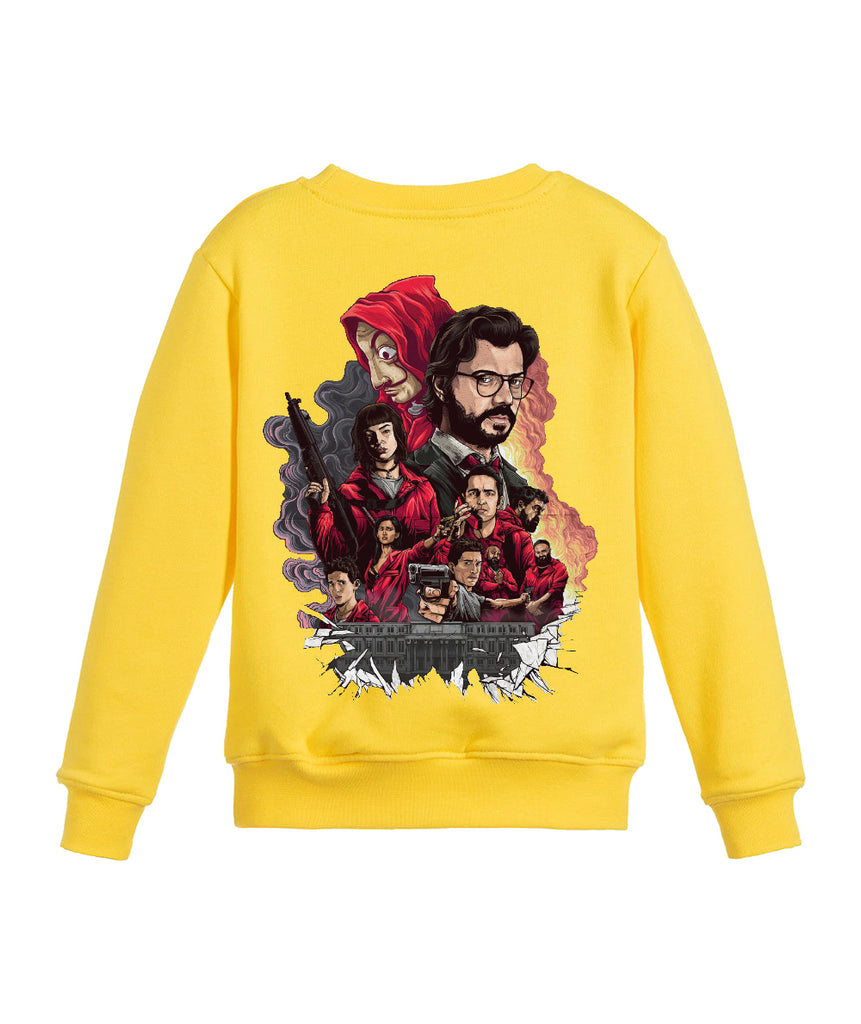 Printed Sweatshirt For Men (MONEY HEIST)
