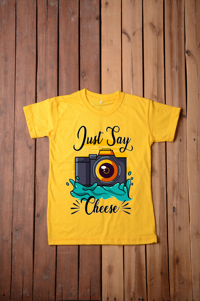 Graphic Design T Shirt (Just Say Cheese)