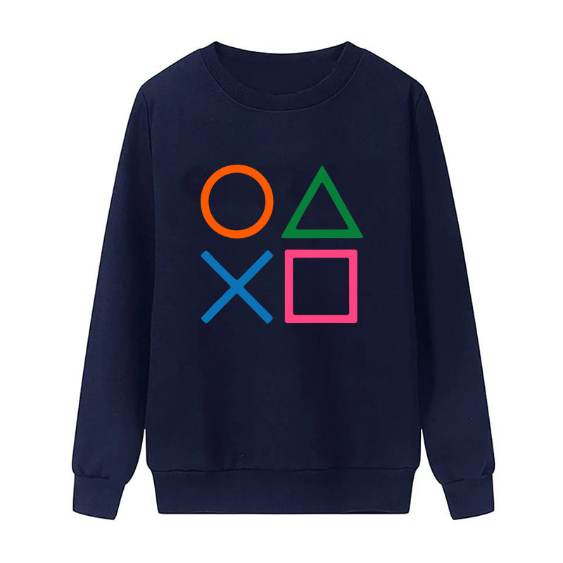 Printed Sweatshirt For Women (GAMER)