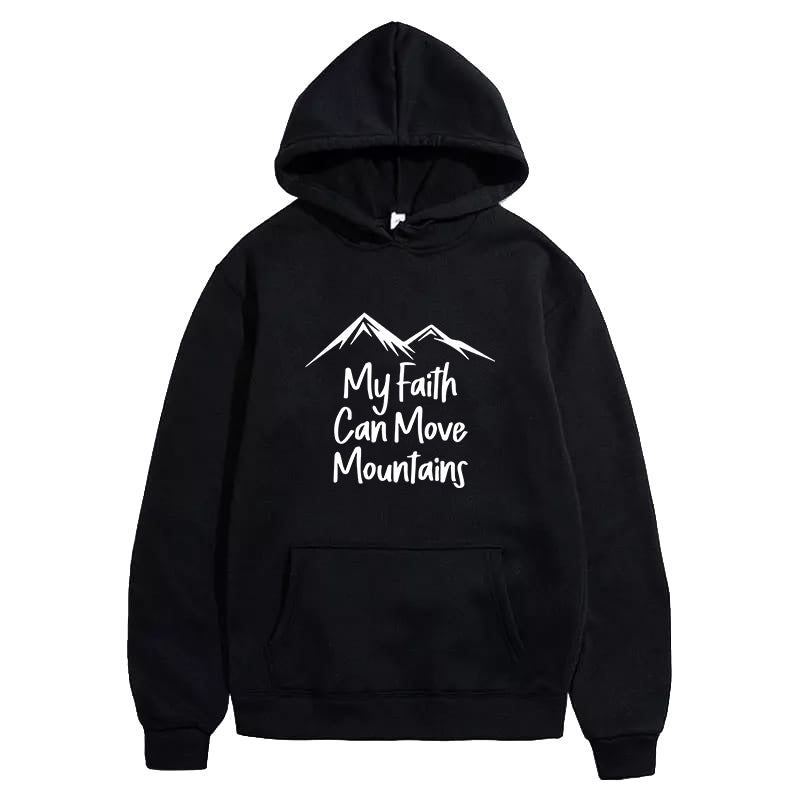 Printed HOODIE For Women (MY FAITH CAN MOVE)