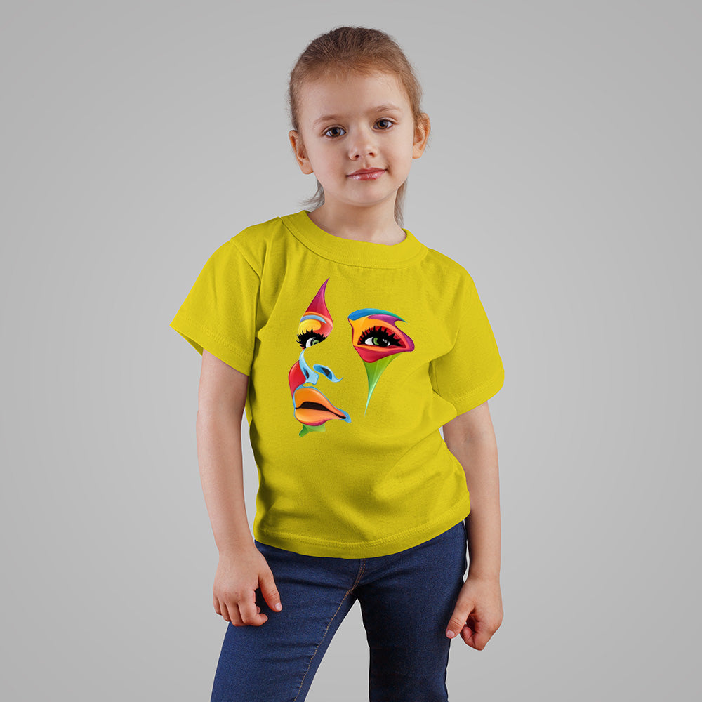 Colorful Face Art t Shirt