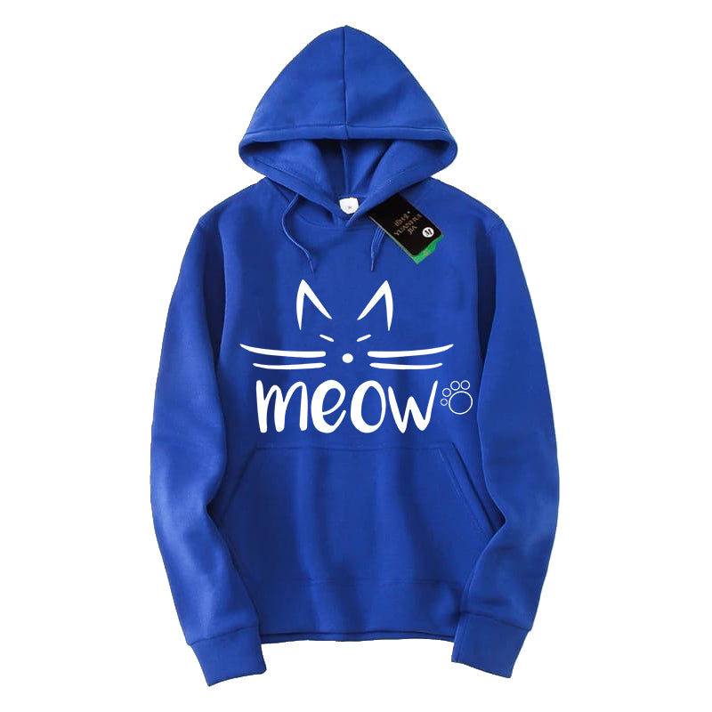 Printed HOODIE For Women (MEOW)