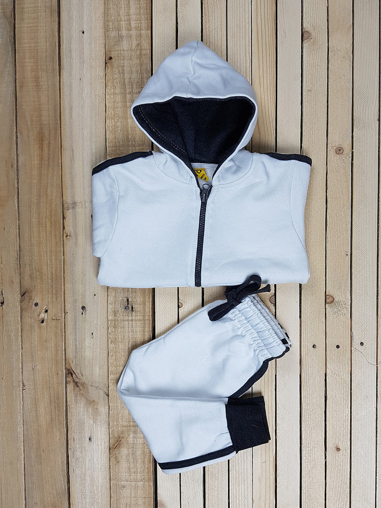 White Lining Tracksuits For Kids