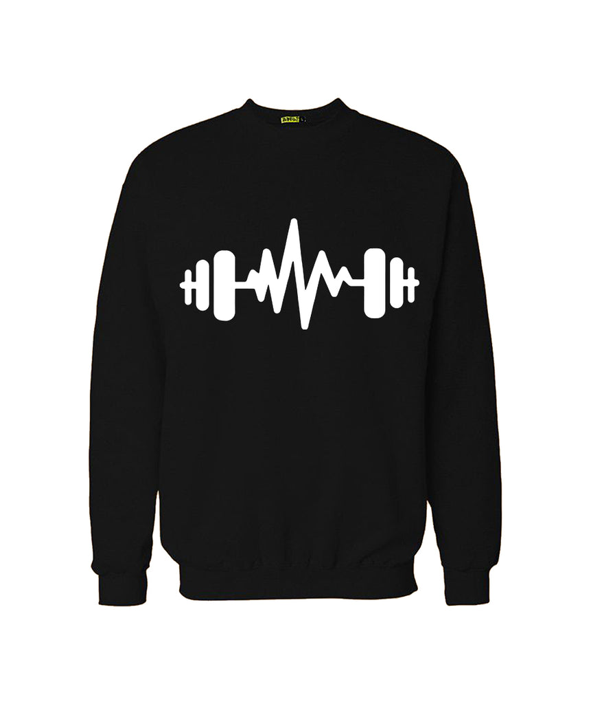 Printed Sweatshirt For Men (GYM N MUSIC LOVER)