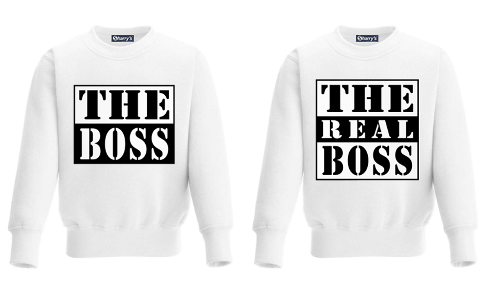 Couple Sweat-Shirt (The Boss)