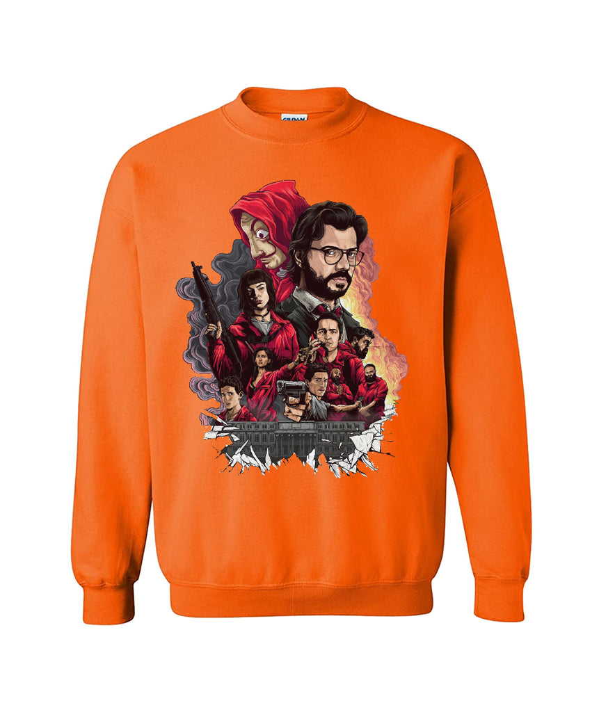 Printed Sweatshirt For Men (MONEY HEIST)
