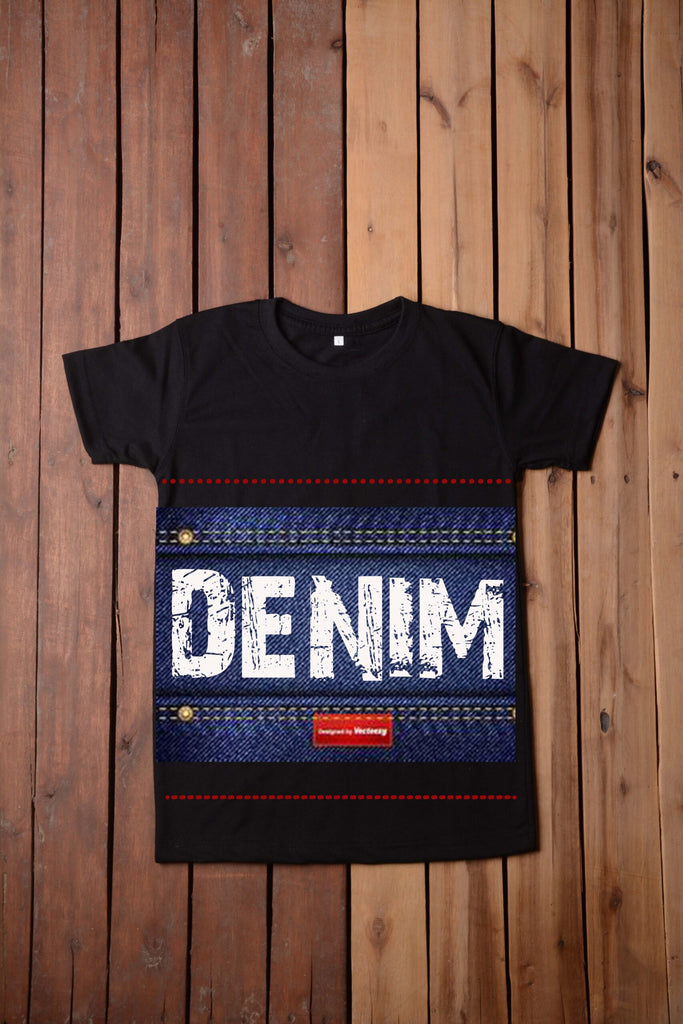 Denim T Shirt-sharrys boys t shirts