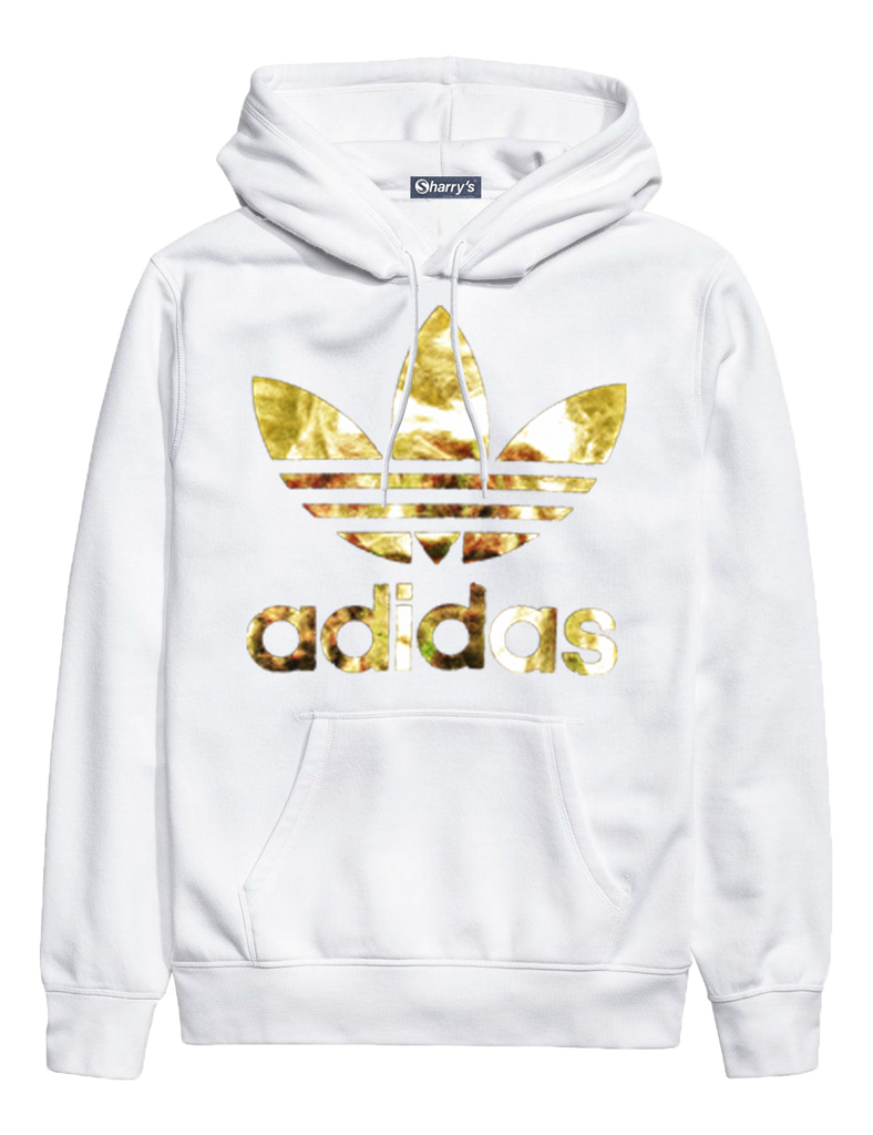 GOLD PRINTED Adidas hoodie