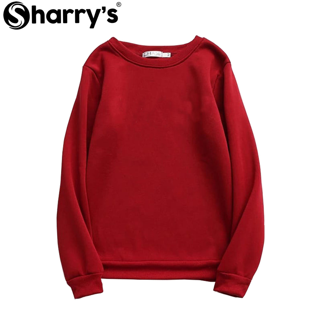 Sweatshirt For Women Basic Plain