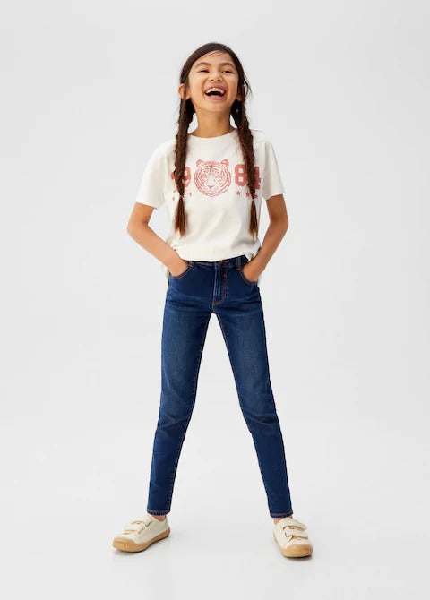 INDIGO DENIM FOR GIRLS SKINNY (SUPER STRETCH)