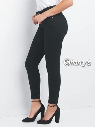 Branded Skinny Color Pant (Black)