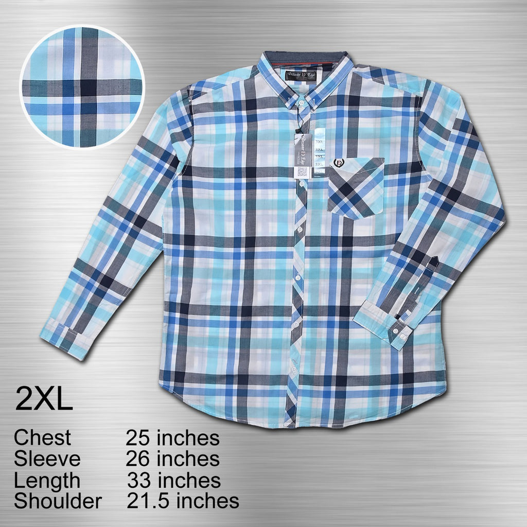 BLUE CASUAL SHIRT FOR MEN