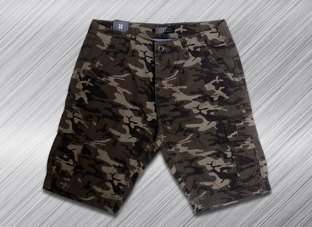 Export Leftover Camouflage Cargo Shorts