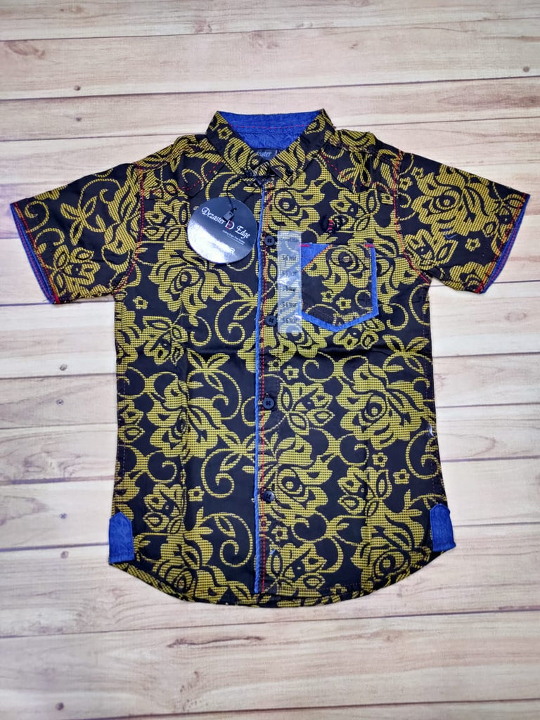 ART PRINTED DESIGN SHIRT FOR BOYS