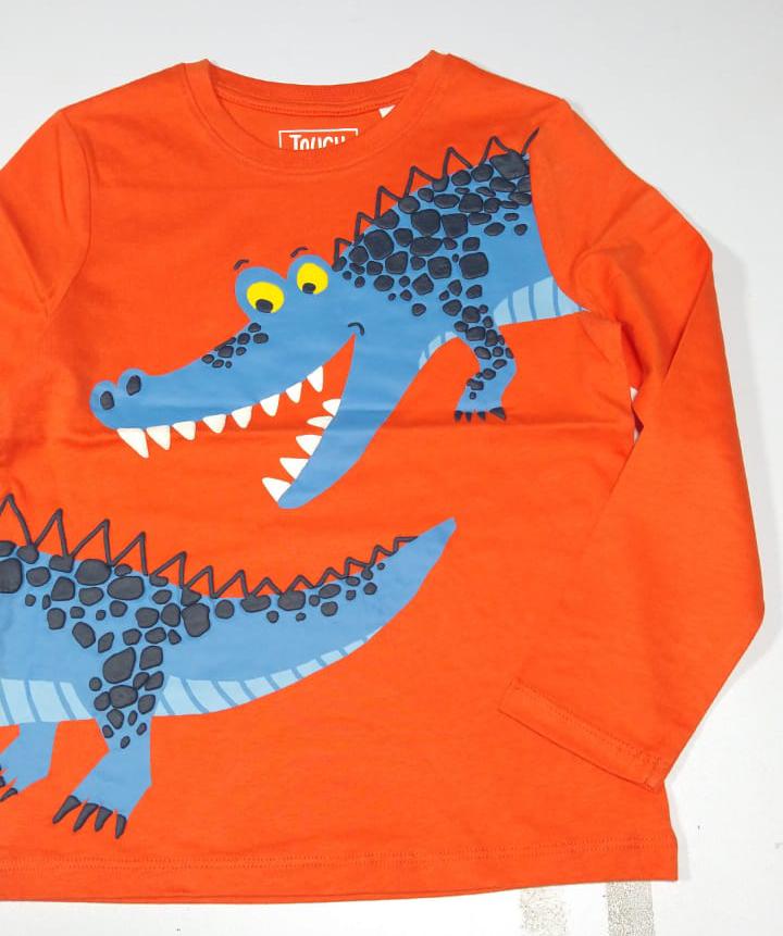 Bangladesh Orange Color T-Shirt Stock Lot (12 pcs)