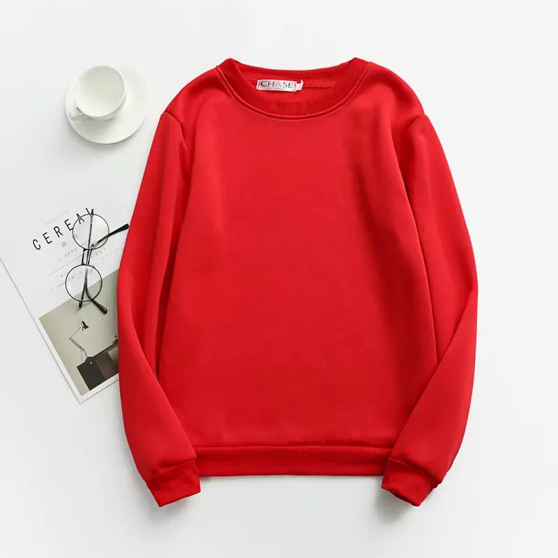 Sweatshirt For Women Basic Plain