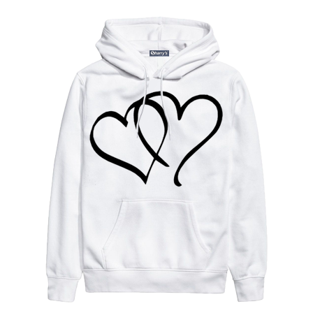 SWEET-COUPLE HEART HOODIE