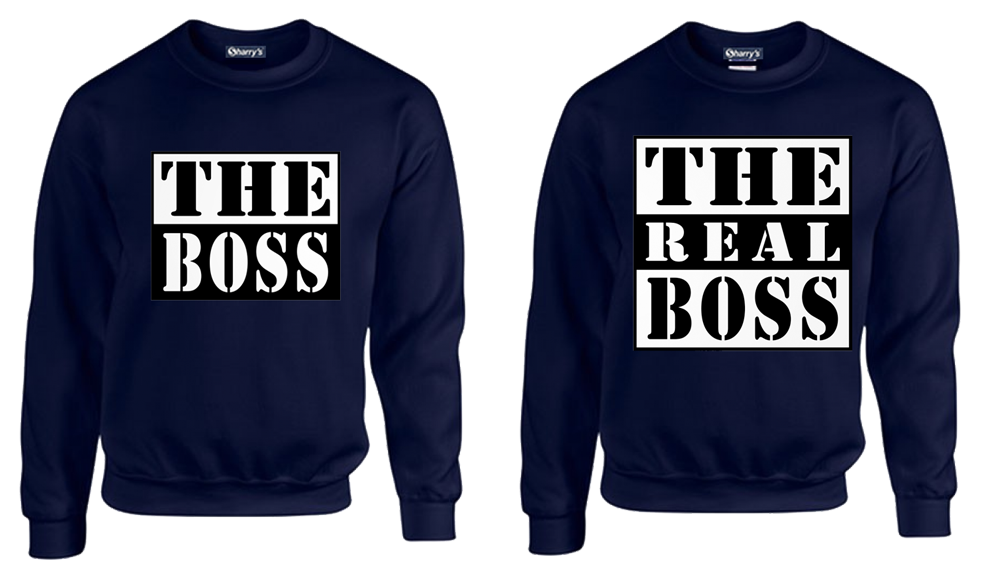 Couple Sweat-Shirt (The Boss)