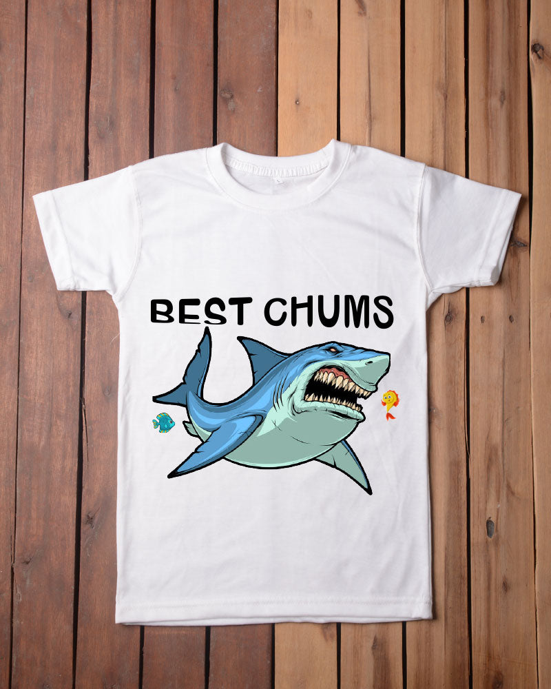Best-Chums Shark Printed T Shirt-sharrys-boys t shirt