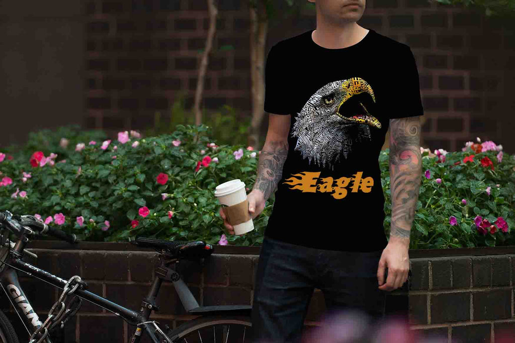 Eagle Men Printed T Shirt